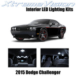 XtremeVision Interior LED for Dodge Challenger 2015+ (9 Pieces) Pure White Inter