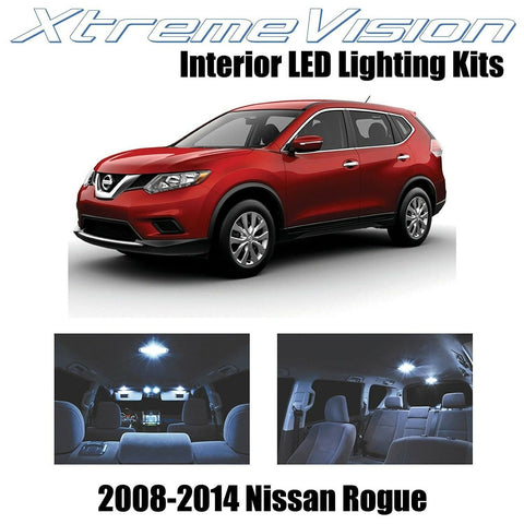 XtremeVision LED for Nissan Rogue 2008-2014 (12 Pieces) Cool White Premium Inter