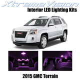XtremeVision Interior LED for GMC Terrain 2015+ (10 Pieces) Pink Interior LED Ki