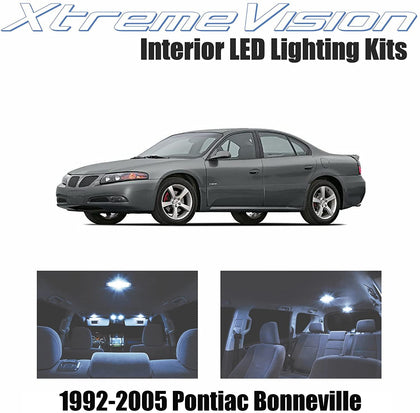 XtremeVision Interior LED for Pontiac Bonneville 1992-2005 (10 Pieces) Cool White Interior LED Kit + Installation Tool