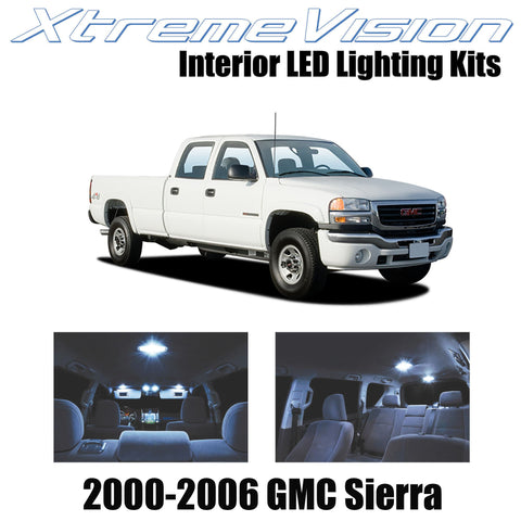 XtremeVision Interior LED for GMC Sierra2000-2006 (16 Pieces) Cool White Interio