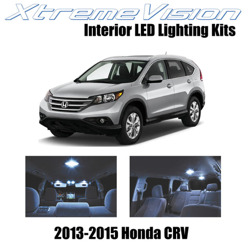 XtremeVision Interior LED for Honda CR-V 2013-2015 (8 Pieces) Cool White Interio