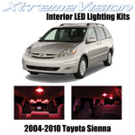 XtremeVision Interior LED for Toyota Sienna 2004-2010 (14 Pieces) Red Interior L
