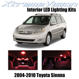XtremeVision Interior LED for Toyota Sienna 2004-2010 (14 Pieces) Red Interior L