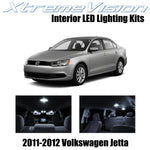 XtremeVision Interior LED for Volkswagen Jetta Golf 2011-2012 (12 Pieces) Pure W
