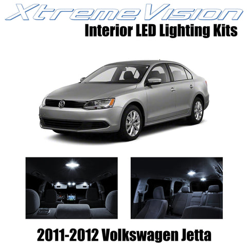 XtremeVision Interior LED for Volkswagen Jetta Golf 2011-2012 (12 Pieces) Pure W
