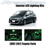 XtremeVision Interior LED for Toyota Yaris 2007-2011 (6 Pieces) Green Interior L