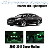 XtremeVision Interior LED for Chevy Malibu 2013-2014 (5 Pieces) Green Interior L