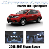XtremeVision Interior LED for Nissan Rogue 2008-2014 (12 Pieces) Cool White Inte