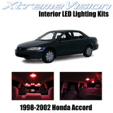 XtremeVision Interior LED for Honda Accord 1998-2002 (12 Pieces) Red Interior LE