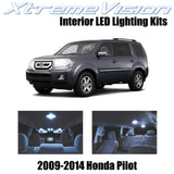 XtremeVision Interior LED for Honda Pilot 2009-2014 (16 Pieces) Cool White Inter