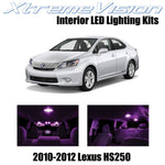 XtremeVision Interior LED for Lexus HS250 2010-2012 (5 Pieces) Pink Interior LED