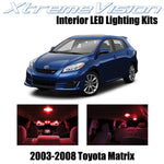 XtremeVision Interior LED for Toyota Matrix 2003-2008 (6 Pieces) Red Interior LE