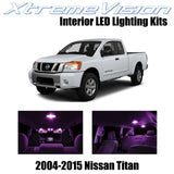 XtremeVision Interior LED for Nissan Titan 2004-2015 (16 Pieces) Pink Interior L