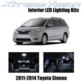 XtremeVision Interior LED for Toyota Sienna 2011-2014 (13 Pieces) Pure White Int