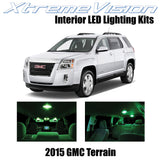 XtremeVision Interior LED for GMC Terrain 2015+ (10 Pieces) Green Interior LED K