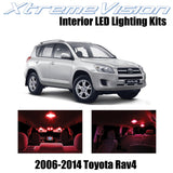 XtremeVision Interior LED for Toyota RAV4 2006-2014 (6 Pieces) Red Interior LED