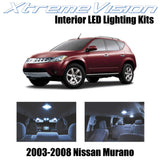 XtremeVision Interior LED for Nissan Murano 2003-2008 (9 Pieces) Cool White Inte