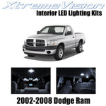 XtremeVision Interior LED for Dodge Ram 2002-2008 (10 Pieces) Pure White Interio