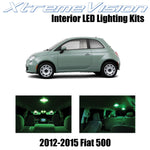 XtremeVision Interior LED for Fiat 500 2012-2015 (3 pieces) Green Interior LED K