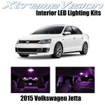 XtremeVision LED for Volkswagen Jetta 2015+ (9 Pieces) Pink Premium Interior LED Kit Package + Installation Tool
