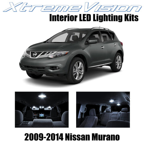 XtremeVision Interior LED for Nissan Murano 2009-2014 (10 Pieces) Pure White Int