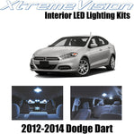 Xtremevision Interior LED for Dodge Dart 2012-2014 (6 Pieces) Interior LED Kit + Installation Tool