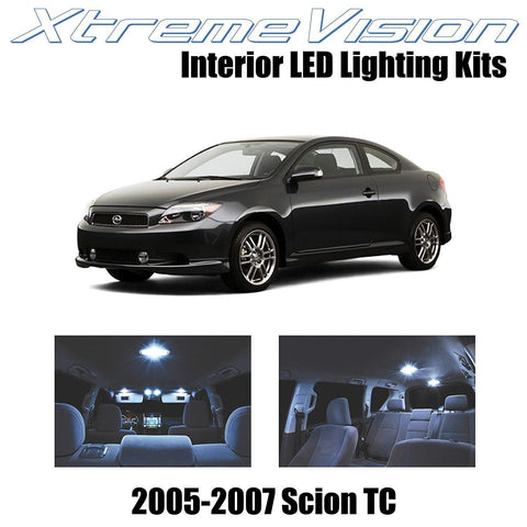 XtremeVision LED for Scion TC 2005-2007 (10 Pieces) Cool White Premium Interior LED Kit Package + Installation Tool