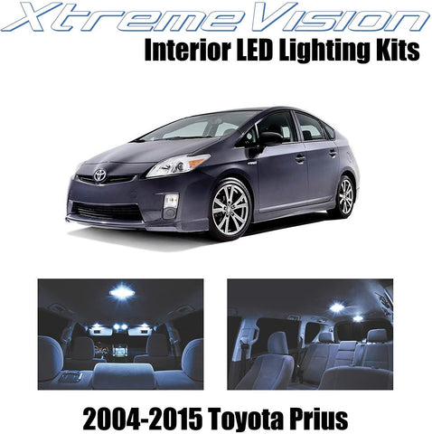 Xtremevision Interior LED for Toyota Prius 2004-2015 (8 Pieces) Interior LED Kit + Installation Tool