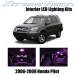 XtremeVision Interior LED for Honda Pilot 2006-2008 (12 Pieces) Pink Interior LE