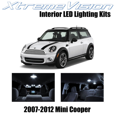 XtremeVision Interior LED for Mini Cooper 2007-2012 (10 Pieces) Pure White Inter