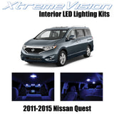 XtremeVision Interior LED for Nissan Quest 2011-2015 (8 Pieces) Blue Interior LE