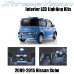 XtremeVision Interior LED for Nissan Cube 2009-2015 (5 Pieces) Cool White Interi