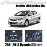 XtremeVision Interior LED for Hyundai Elantra 2011-2014 (4 Pieces) Cool White In