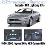 XtremeVision Interior LED for Jaguar XK8 / XKR Convertible 1996-2005 (12 Pieces) Cool White Interior LED Kit + Installation Tool