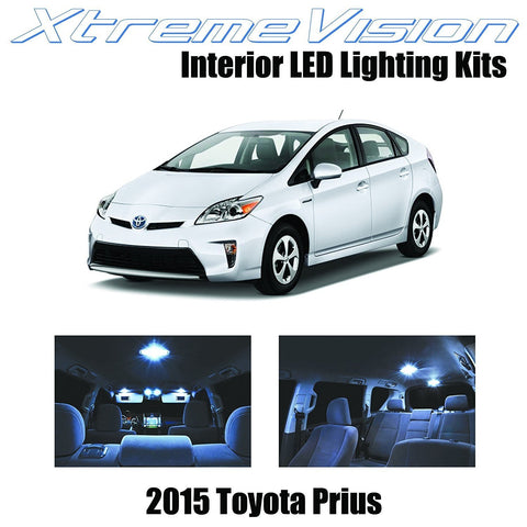 XtremeVision LED for Toyota Prius 2015 (10 Pieces) Cool White Premium Interior LED Kit Package+Installation Tool (update to 2016 model)