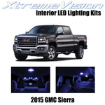 XtremeVision Interior LED for GMC Sierra 2015+ (2 Pieces) Blue Interior LED Kit