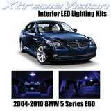 XtremeVision Interior LED for BMW 5 Series E60 2004-2010 (17 Pieces) Blue Interi