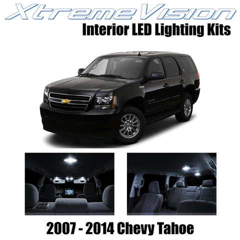 XtremeVision Interior LED for Chevy Tahoe 2007-2014 (12 Pieces) Pure White Inter