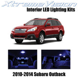 XtremeVision Interior LED for Subaru Outback 2010-2014 (6 Pieces) Blue Interior