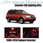 XtremeVision Interior LED for Subaru Forester 1998-2014 (6 Pieces) Red Interior
