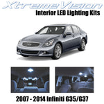 XtremeVision Interior LED for Infiniti G35 G37 Sedan 2007-2014 (10 Pieces) Cool