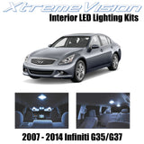 XtremeVision Interior LED for Infiniti G35 G37 Sedan 2007-2014 (10 Pieces) Cool