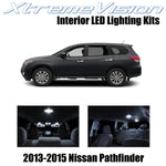 XtremeVision Interior LED for Nissan Pathfinder 2013-2015 (9 Pieces) Pure White