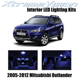 XtremeVision Interior LED for Mitsubishi Outlander 2005-2012 (4 Pieces) Blue Int