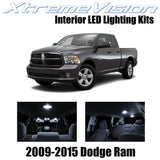XtremeVision Interior LED for Dodge Ram 2009-2015 (6 Pieces) Pure White Interior