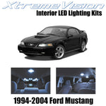 XtremeVision Interior LED for Ford Mustang 1994-2004 (5 Pieces) Cool White Inter