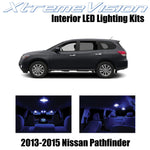 XtremeVision Interior LED for Nissan Pathfinder 2013-2015 (9 Pieces) Blue Interi