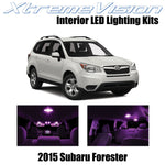 XtremeVision Interior LED for Subaru Forester 2015+ (8 Pieces) Pink Interior LED