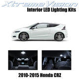 XtremeVision Interior LED for Honda CR-Z 2010-2015 (9 Pieces) Pure White Interio